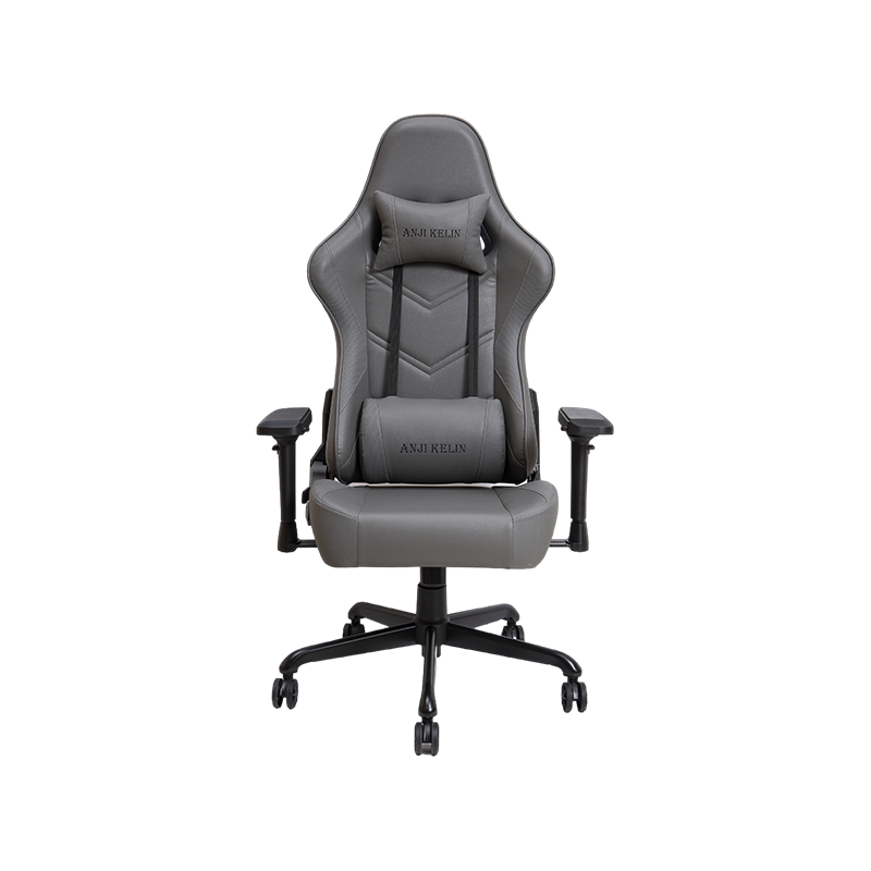Dizajn sivog podesivog naslona za ruke, vrhunska luksuzna gaming stolica